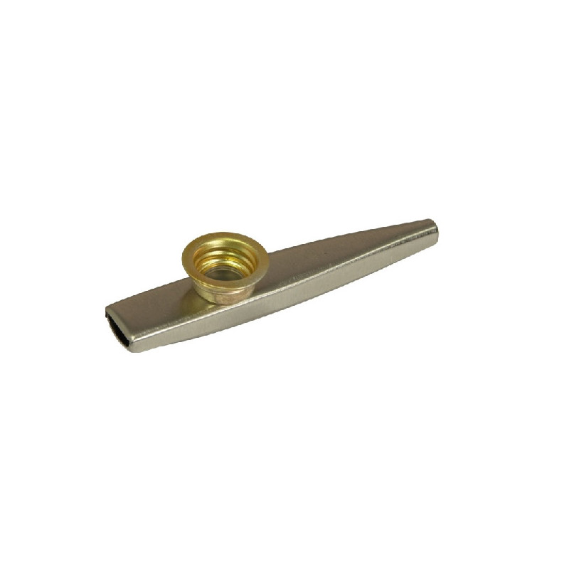 MB KAZOO IN METALLO SILVER 1930'S ORIGINAL TIN