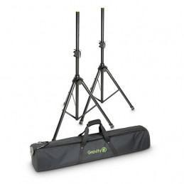 GRAVITY SS5212B SET1 COPPIA SUPPORTI CASSA ACCIAIO CON BORSA