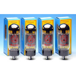 JJ ELECTRONICS 6L6 VALVOLE FINALI MATCHED QUAD (QUARTETTO)