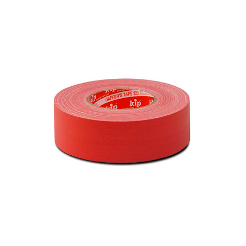 KIP 323-75 GAFFA TAPE ROSSO OPACO