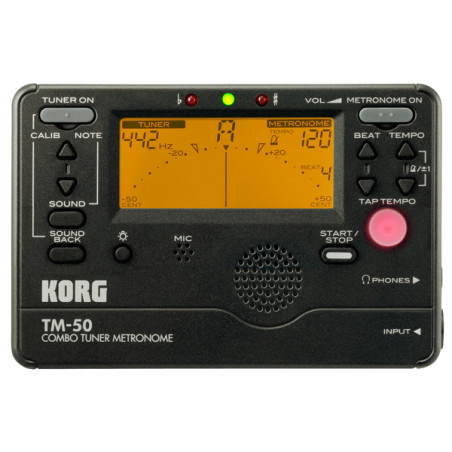 KORG TM50-BK ACCORDATORE METRONOMO