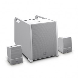 LD SYSTEMS CURV 500 AVS W PORTABLE ARRAY SYSTEM AV SET INCLUDING SPEAKER CABLES, WHITE