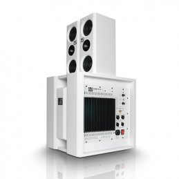 LD SYSTEMS DAVE 8 XS W COMPACT ACTIVE PA SYSTEM WHITE