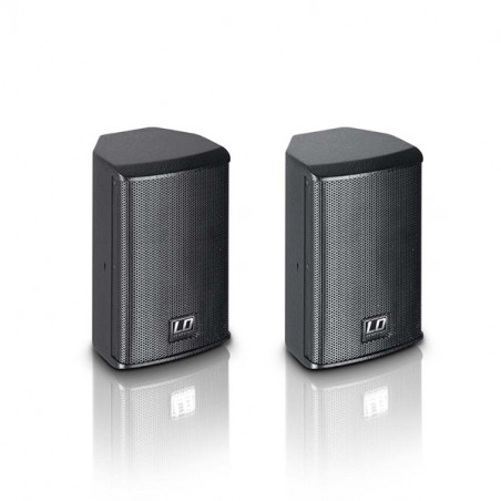 LD SYSTEMS SAT 42 G2  4" PASSIVE INSTALLATION MONITOR BLACK (PAIR)