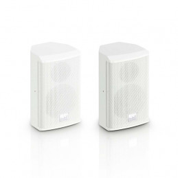 LD SYSTEMS SAT 42 G2 W  4" PASSIVE INSTALLATION MONITOR WHITE (PAIR)