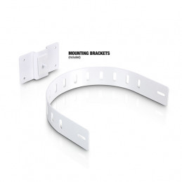 LD SYSTEMS SAT 42 G2 W  4" PASSIVE INSTALLATION MONITOR WHITE (PAIR)