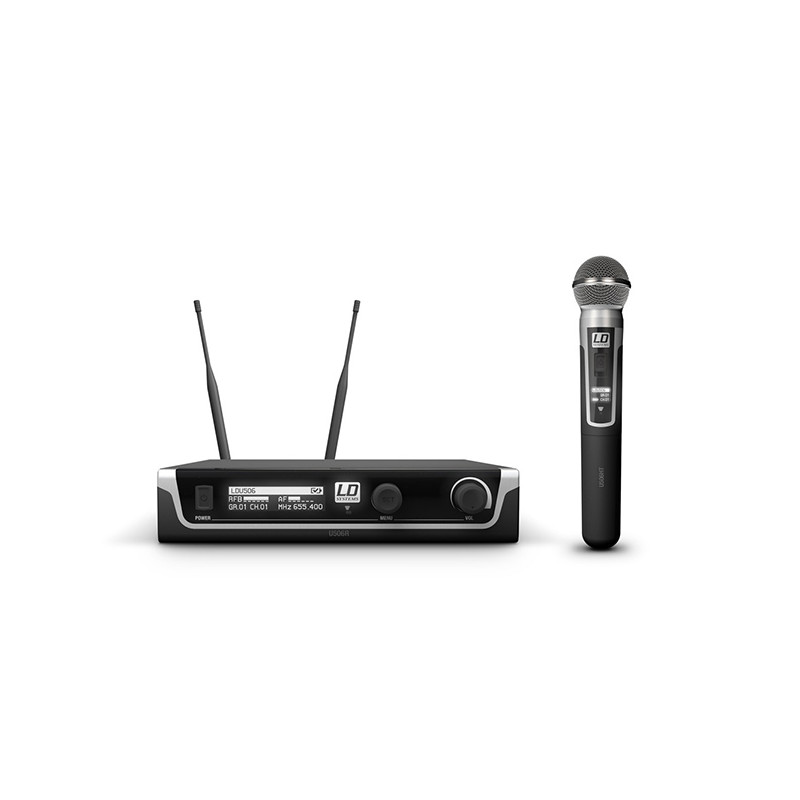 LD SYSTEMS U506HHD SISTEMA PER RADIOMICROFONO CON MICROFONO A MANO DINAMICO