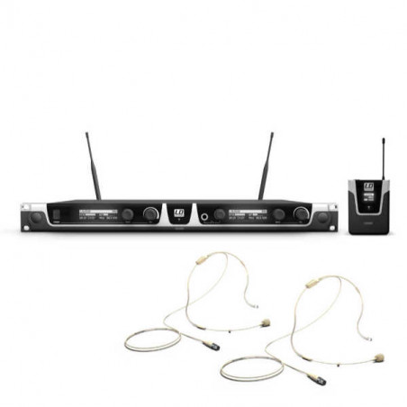LD SYSTEMS U508BPHH2 SISTEMA DUAL RADIOMIC HEADSET BEIGE