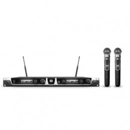LD SYSTEMS U508HHD2 DUAL RADIOMIC A MANO DINAMICO