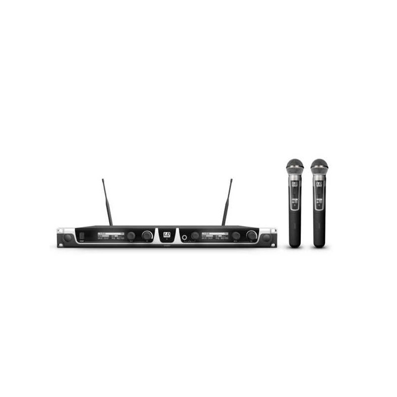 LD SYSTEMS U508HHD2 DUAL RADIOMIC A MANO DINAMICO