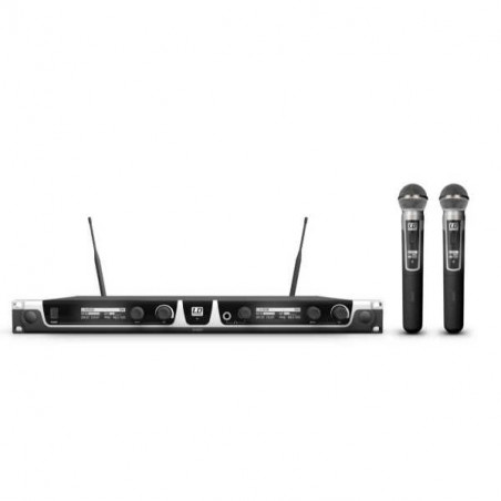 LD SYSTEMS U508HHD2 DUAL RADIOMIC A MANO DINAMICO