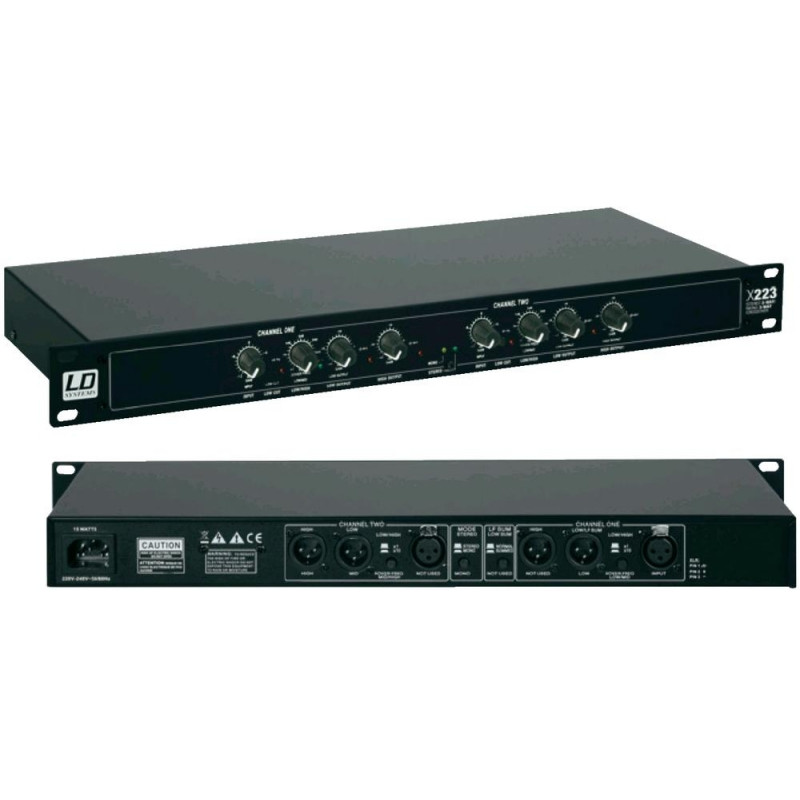 LD SYSTEMS X223 CROSSOVER 2VIE/3VIE MONO