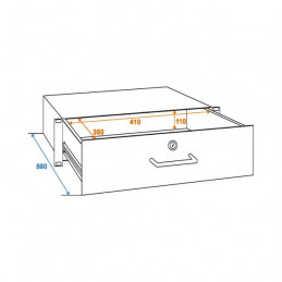 OMNITRONIC CASSETTO RACK 3U
