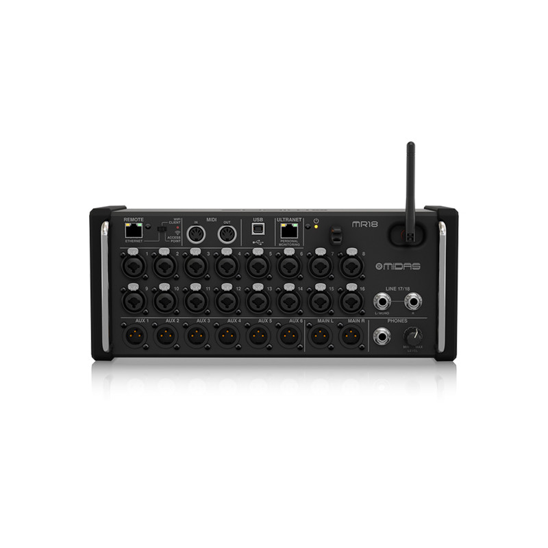 MIDAS MR18 MIXER DIGITALE STAGE BOX 18 INPUTS
