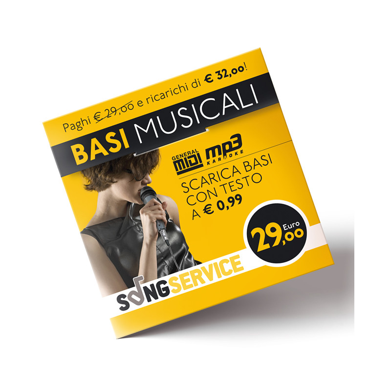 M-LIVE SONGNET _.29 CARTA PREPAGATA VALORE _. 32