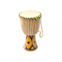 SENEGAL01 DJEMBE GRANDE AFRICANO IN LEGNO