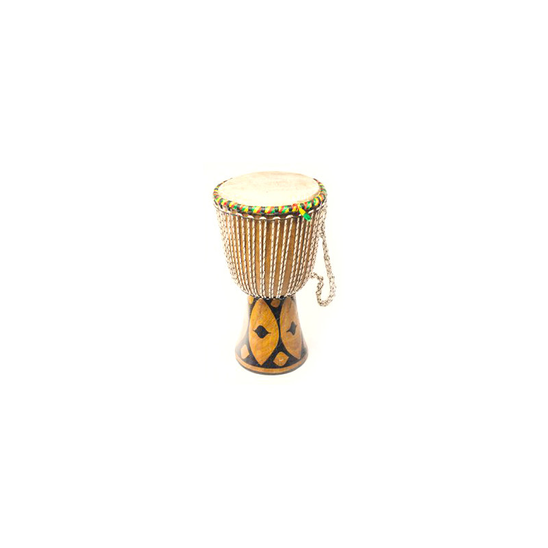SENEGAL01 DJEMBE GRANDE AFRICANO IN LEGNO