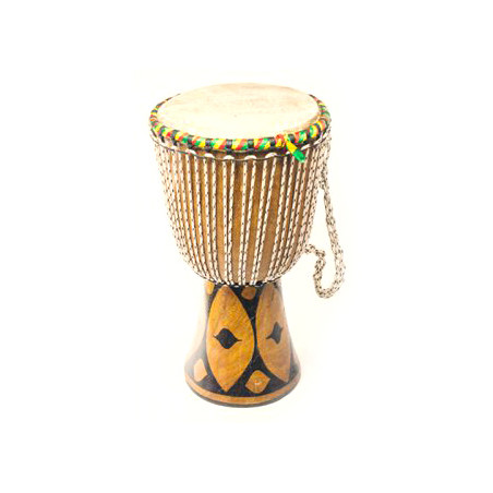 SENEGAL01 DJEMBE GRANDE AFRICANO IN LEGNO