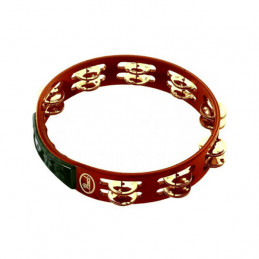 PEARL PTH10B TAMBURELLO LEGNO SENZA PELLE PIATTINI IN BRONZO