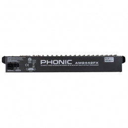 PHONIC M 2442FX 24-INPUT 4-BUS STUDIO/LIVE MIXER WITH DIGITAL EFX AND GEQ