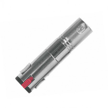 MB AT-615 ADATTATORE XLR 3poli MASCHIO / JACK FEMMINA MONO DA 6,3 MM