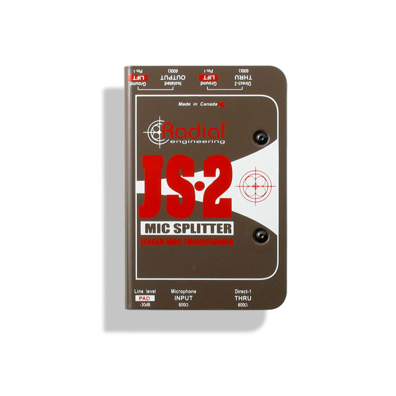 RADIAL JS2 MIC SPLITTER