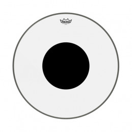 REMO CS-1322-10 CONTROLLED SOUND CLEAR BLACK DOTT BASS 22" CLEAR