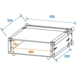 ROADINGER CO DD3 RACK 19" - 3U