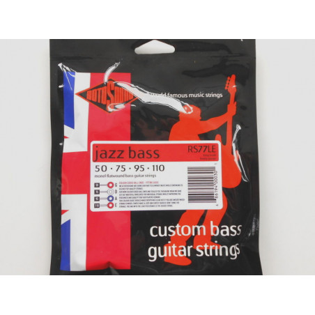 ROTOSOUND RS77LE 50/100 FLATWOUND BASS STRINGS
