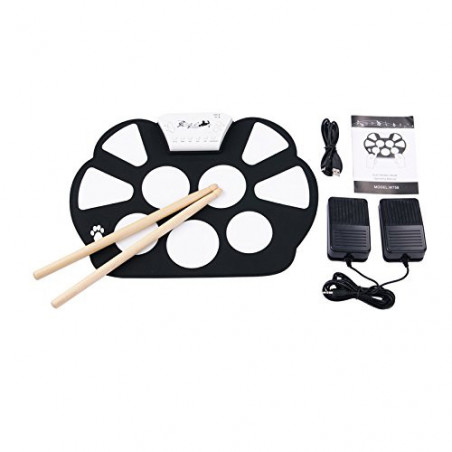 KONIX ROLL UP DRUM W758 MINI SET BATTERIA DA TAVOLO
