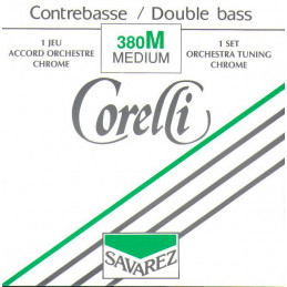 SAVAREZ 380M CORDE PER CONTRABBASSO SET ORCHESTRA MEDIUM