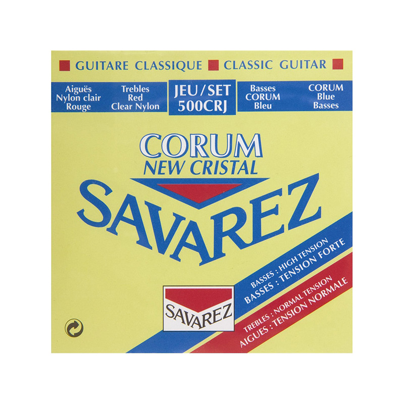 SAVAREZ 500CRJ CORDE PER CHITARRA CLASSICA CORUM NEW CRISTAL