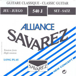 SAVAREZ 540J ALLIANCE MUTA CHITARRA CLASSICA BUSTA BLU  TENSIONE FORTE