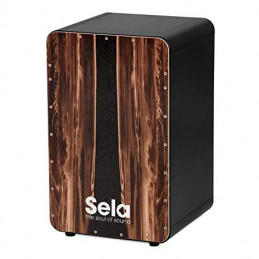 SELA 089 CAJON CASELA BLACK - DARK NUT