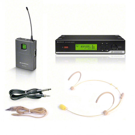 SENNHEISER XSW72E SISTEMA COMPLETO RADIOMICROFONO +  MICROFONO HEADSET AD ARCHETTO