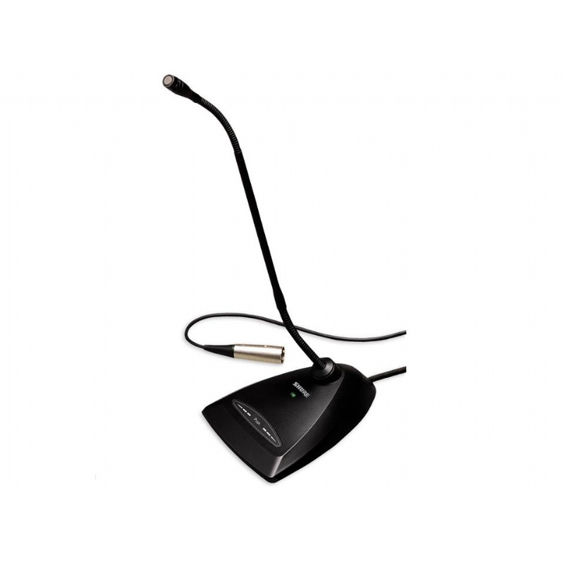 SHURE MX418DN GOOSENECK 18" CON BASE INTEGRATA, CAPSULA NON INCLUSA