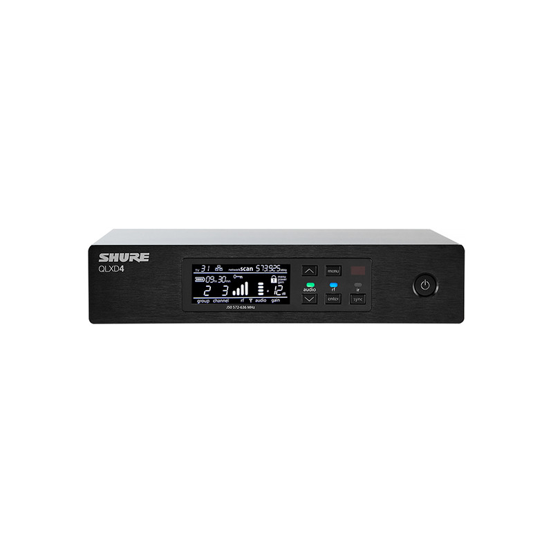 SHURE QLXD4E RICEVITORE DIGITALE SERIE QLX-D