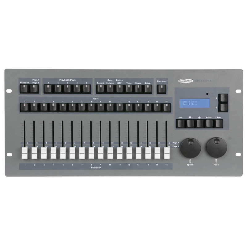 SHOWTEC SM-16/2 FX DMX CONTROLLER WITH SHAPE ENGINE