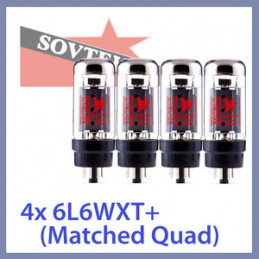 SOVTEK 6L6WXT+ QUARTETTO VALVOLE FINALI SELEZIONATE