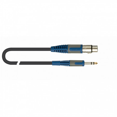 QUIK LOK RKSM/342-5 CAVO XLR-F / JACK 6,3 STEREO 5M