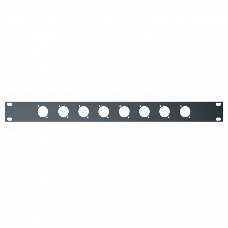 QUIK LOK RS292 PANNELLO RACK PREFORATO 1U