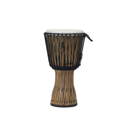 PEARL PBJVR-14698  DJEMBE 14" ROPE TUNED SYNTHETIC ZEBRA GRASS