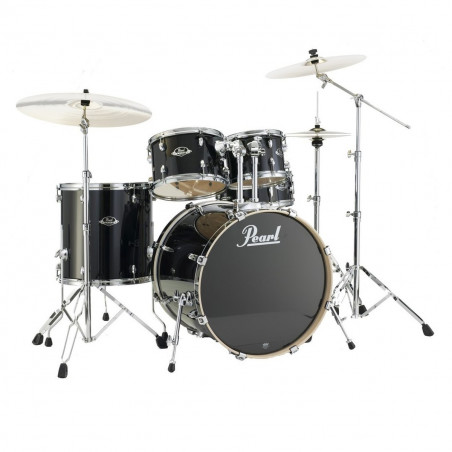 PEARL EXPORT LAQUER EXL725 DRUMSET 20"- W/HDW - BLACK SMOKE