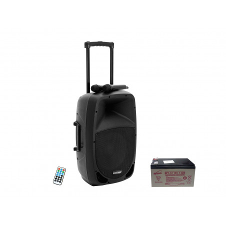 OMNITRONIC MES-15BT2 WIRELESS PA PORTATILE W/BATTERY