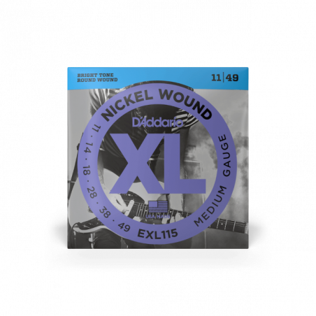 D'ADDARIO EXL115 NICKEL WOUND MEDIUM 11/49