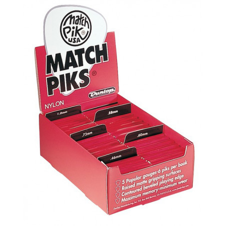 448R1.0 Match Piks Nylon Black 1.00mm