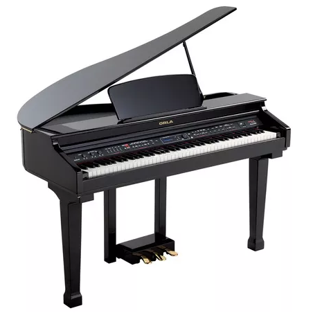 ORLA GRAND 120 PIANOFORTE CODINO DIGITALE NERO LUCIDO