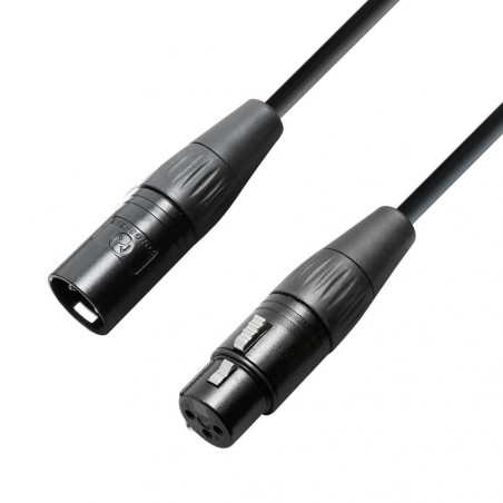 ADAM HALL K4KMMF0050 KRYSTAL EDITION CAVO MICROFONO OCC XLR FEMMINA A XLR MASCHIO 0,5 M