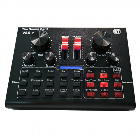 MB V8X PRO SCHEDA AUDIO LIVE STREAMING