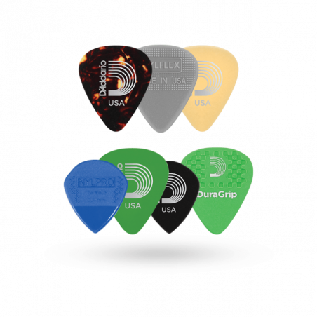 D'ADDARIO Variety Picks 7-Pack Medium